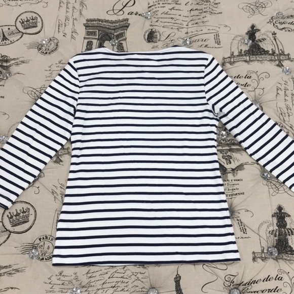 Karen Scott Sport Colorblocked Striped Top - Picture 2 of 5